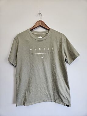 O'Neill Cotton Olive Green Logo Tee